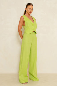 Colete Elena Lime Green