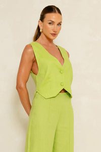 Colete Elena Lime Green