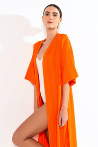 Kimono Antônia Orange Flame