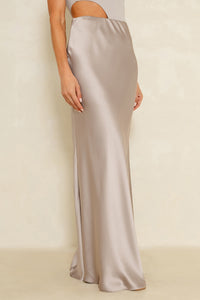 Saia Chloe Satin Grey